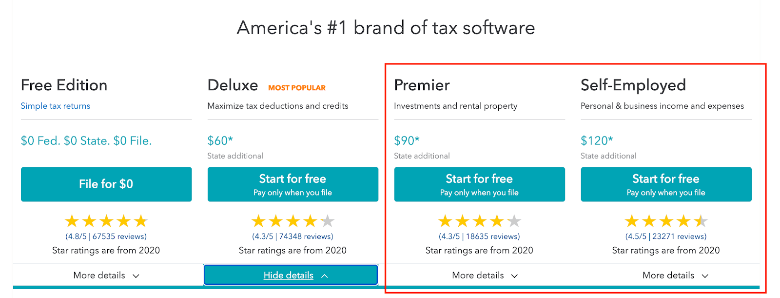 TurboTax cryptocurrency options