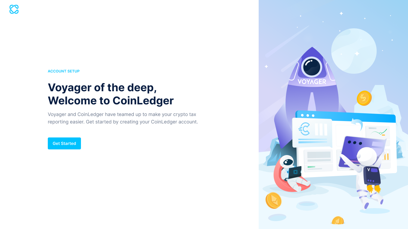 Voyager and CoinLedger Partnership