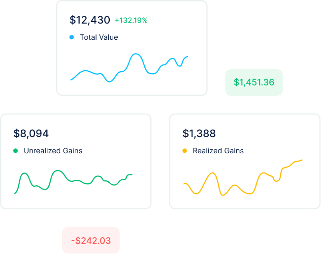 Track Your
Cryptocurrency
Portfolio For Free
