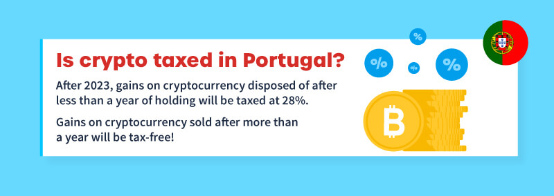 How is crypto taxed in Portugal? 
