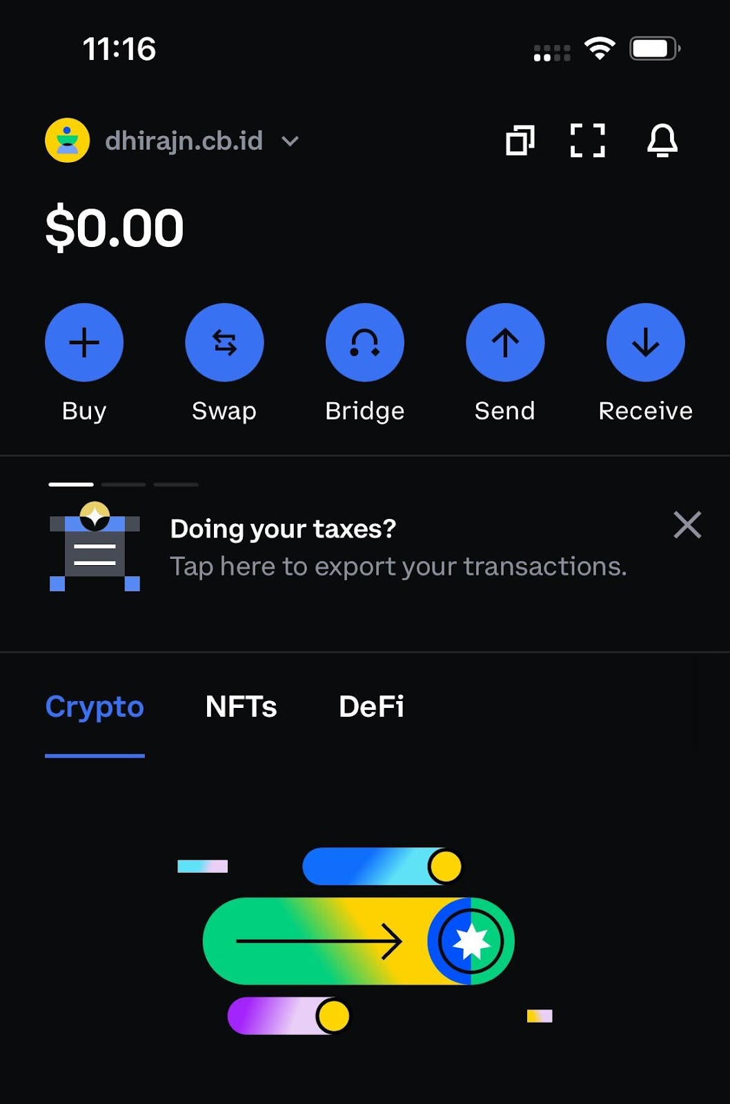 Receive crypto coinbsae wallet