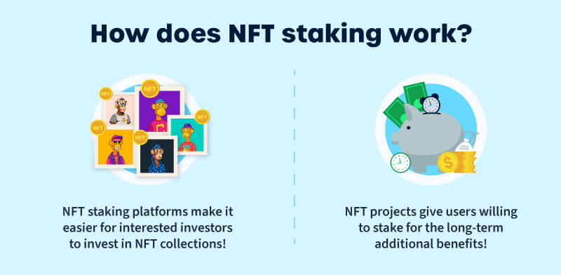 How does NFT staking work?