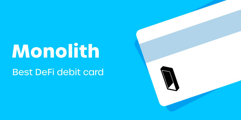 Monolith crypto debit card