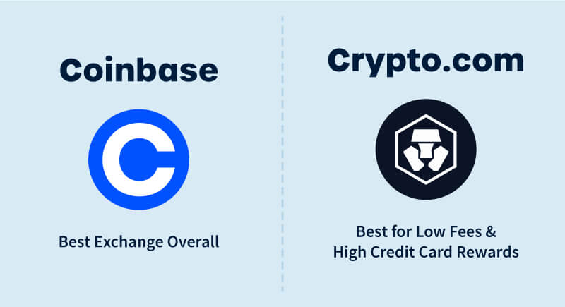 Coinbase compared to crypto.com
