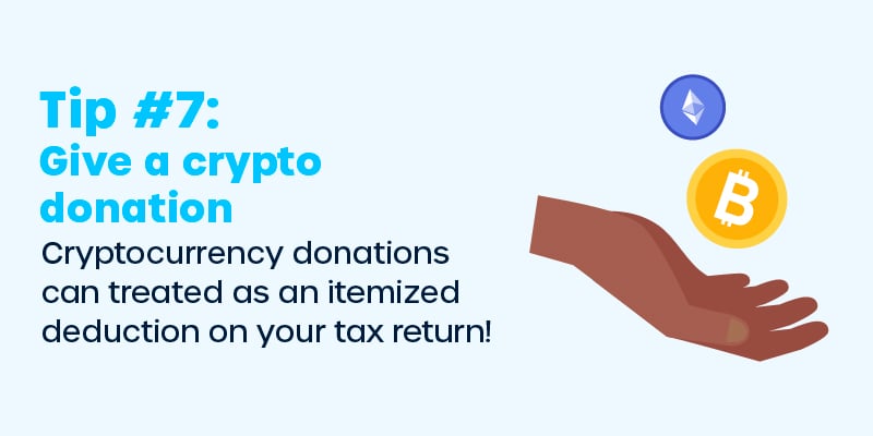 give a crypto donation
