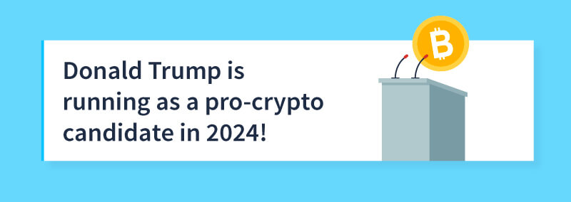 Donald Trump pro crypto